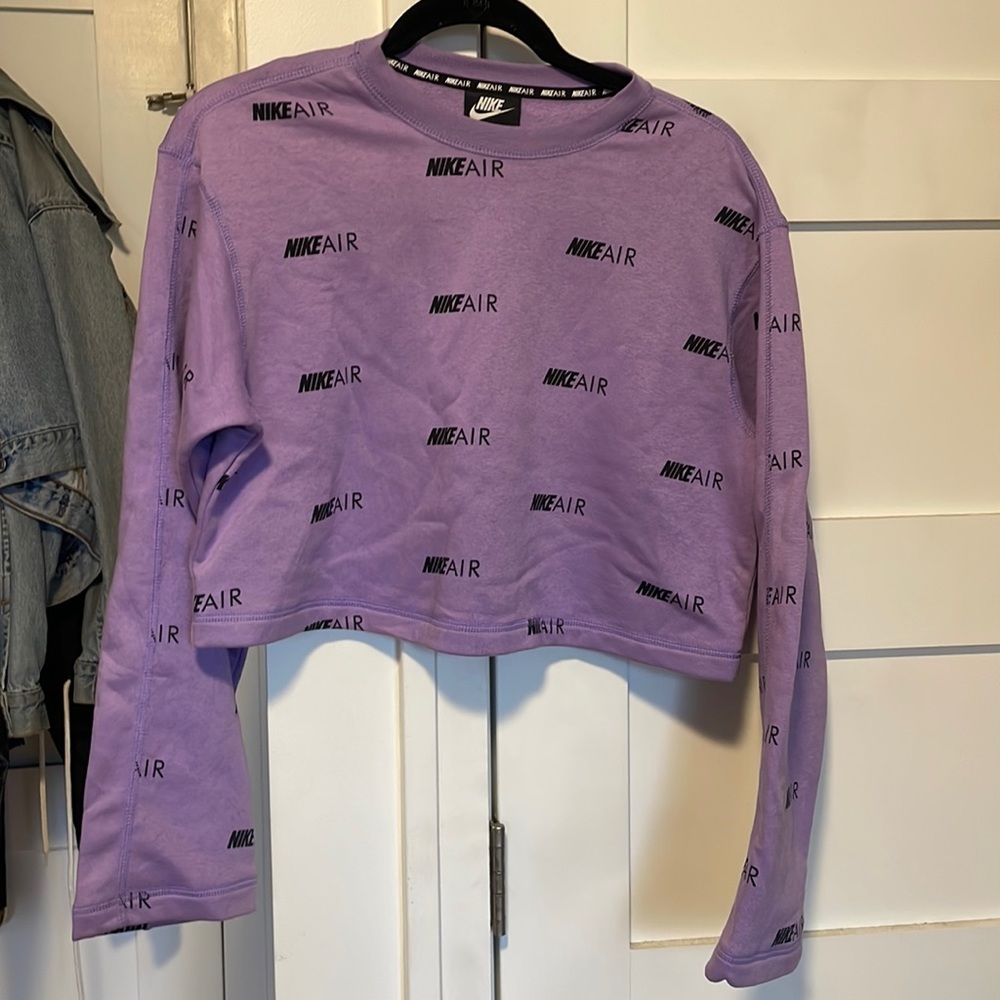 Nike Air cropped fleece top